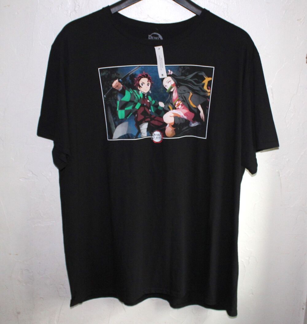 Demon Slayer black Tshirt 3XL official Tanjiro Nezuko NEW manga anime